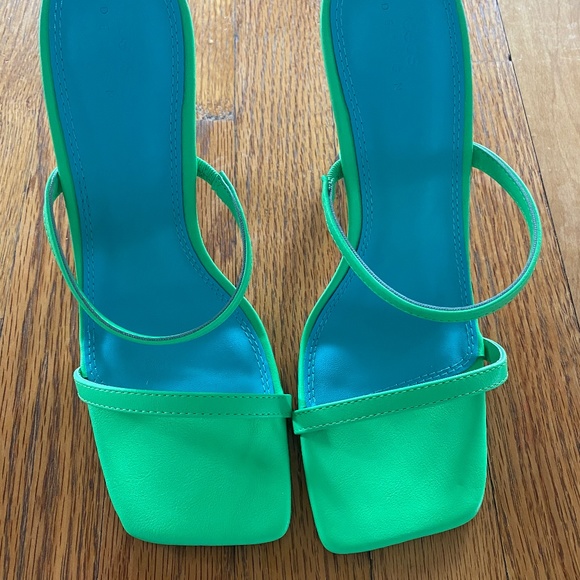 ASOS Shoes - Strappy green heels
